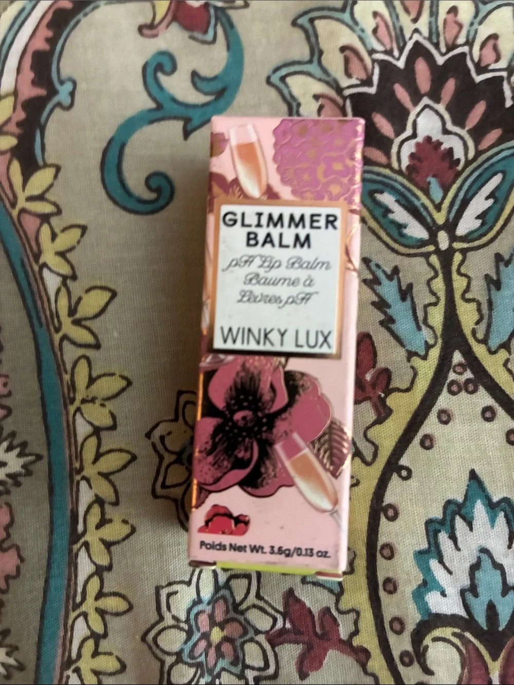 Winky Lux Glimmer Lip Balm in Rose Gold